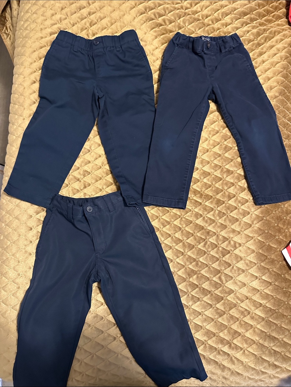 3T Navy Blue School Chino Pants